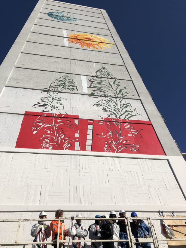 Une fresque monumentale pour remotiver les décrocheurs