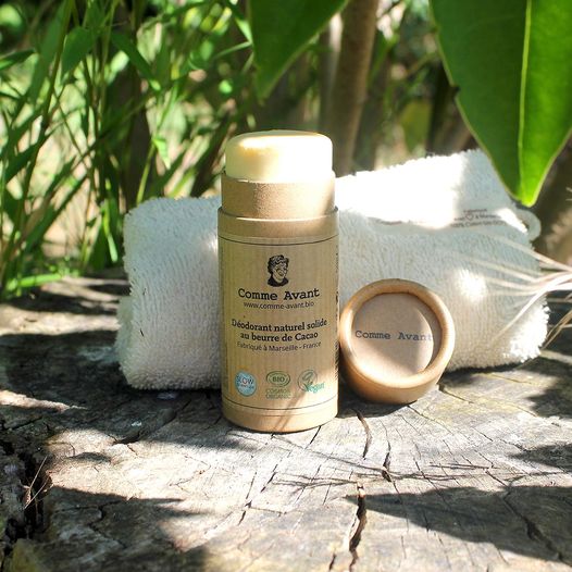 Déodorant solide au beurre de cacao