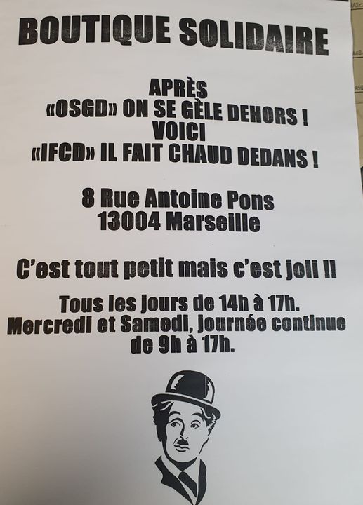 "On se Gèle Dehors" a sa boutique solidaire à Marseille 2