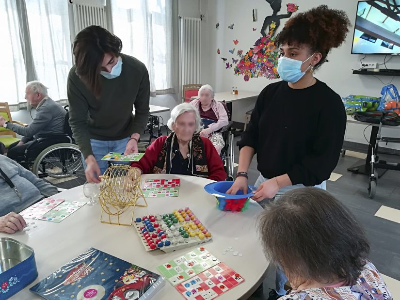 Etudiants vivant en EHPAD