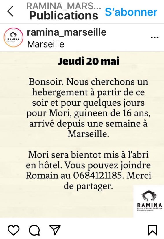 Ramina : un réseau citoyen pour entourer les migrants mineurs isolés