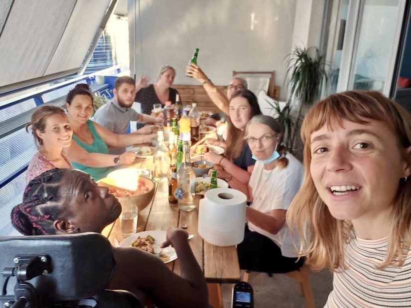 Colocation valides et handicapés