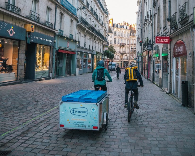 À Nantes, en vélo, on collecte les poireaux 3