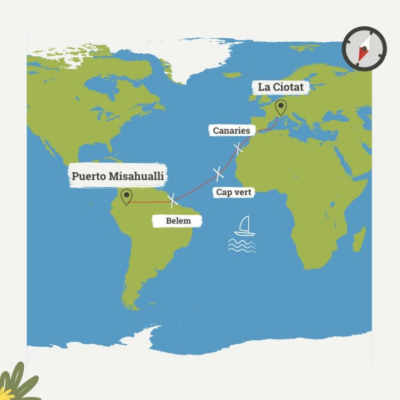 Une transatlantique écolo La Ciotat-Belém 1