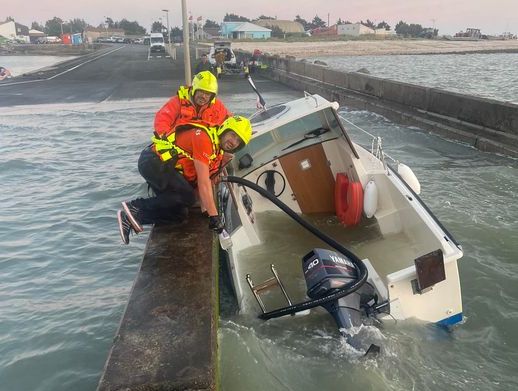 Remise à sec du bateau