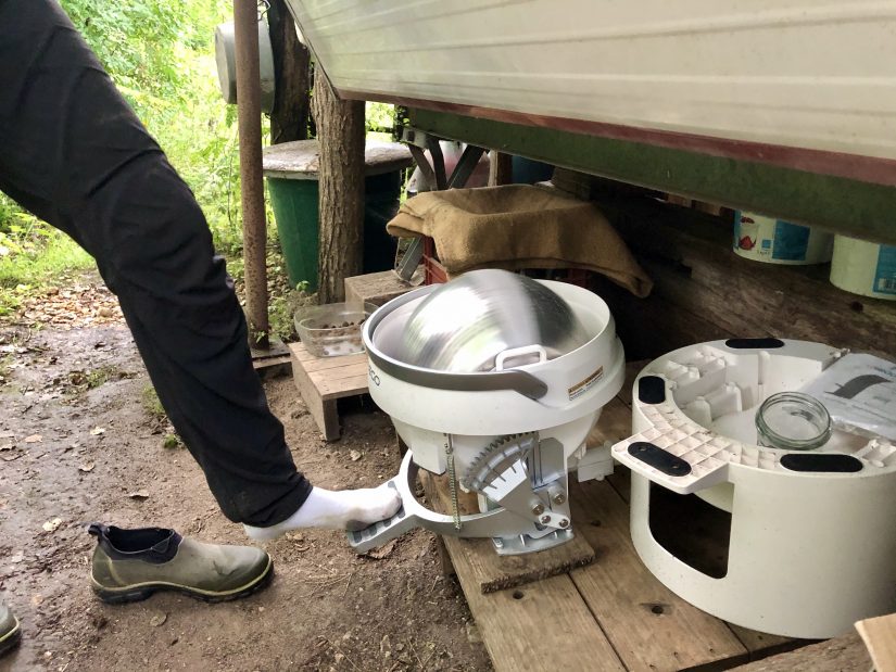 Essoreuse à linge à pédale