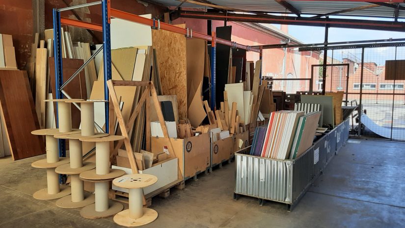 Avec L'Art et la Matière, les matériaux déjà utilisés ne vont pas au rebut 4