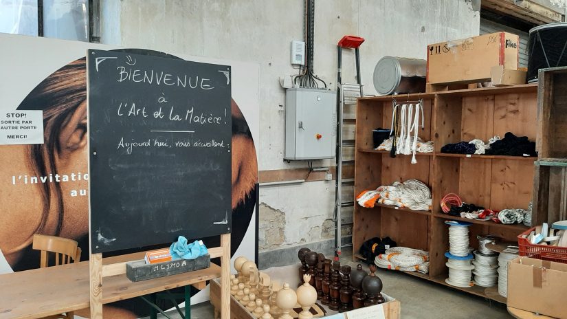 Avec L'Art et la Matière, les matériaux déjà utilisés ne vont pas au rebut 8