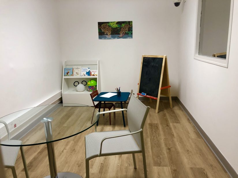 Salle d'audition de l'UAPED