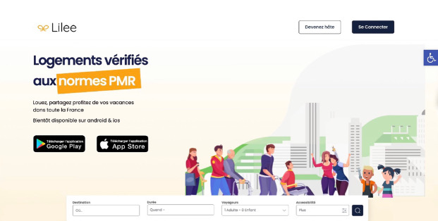 Lilee : le airbnb adapté au handicap 3