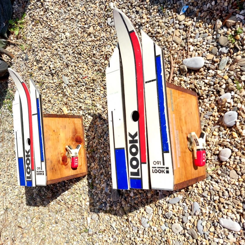Revaloriser de vieux skis pour en faire du mobilier design ! 4