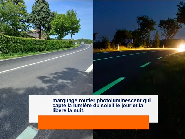 Peinture photoluminescente : un marquage routier qui tient la route ? 1
