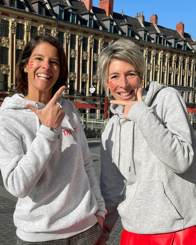 Gwen et Cécile, deux mères de famille lilloises ont fondé Tribee parce qu'elles en avaient marre des cadeaux en triple exemplaires.