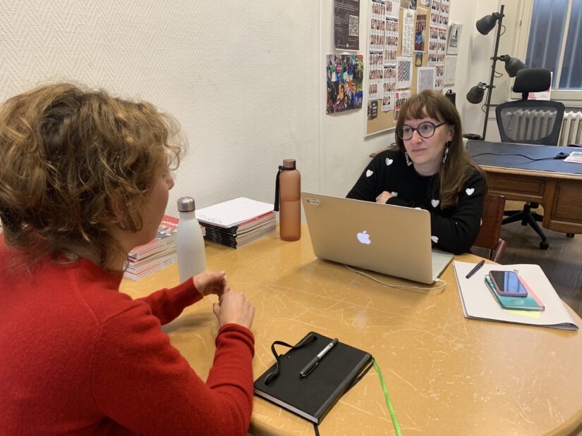 Marie Tranchant, responsable pédagogique des Master 1, fait partie du pôle "écoute" mis en place par l'ESJ Lille.