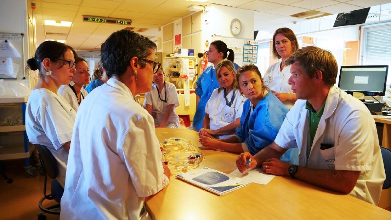 réunion d'équipe CHU Nantes